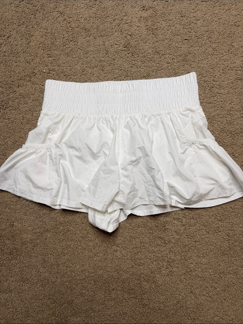 FREE PEOPLE RUFFLE SHORTS